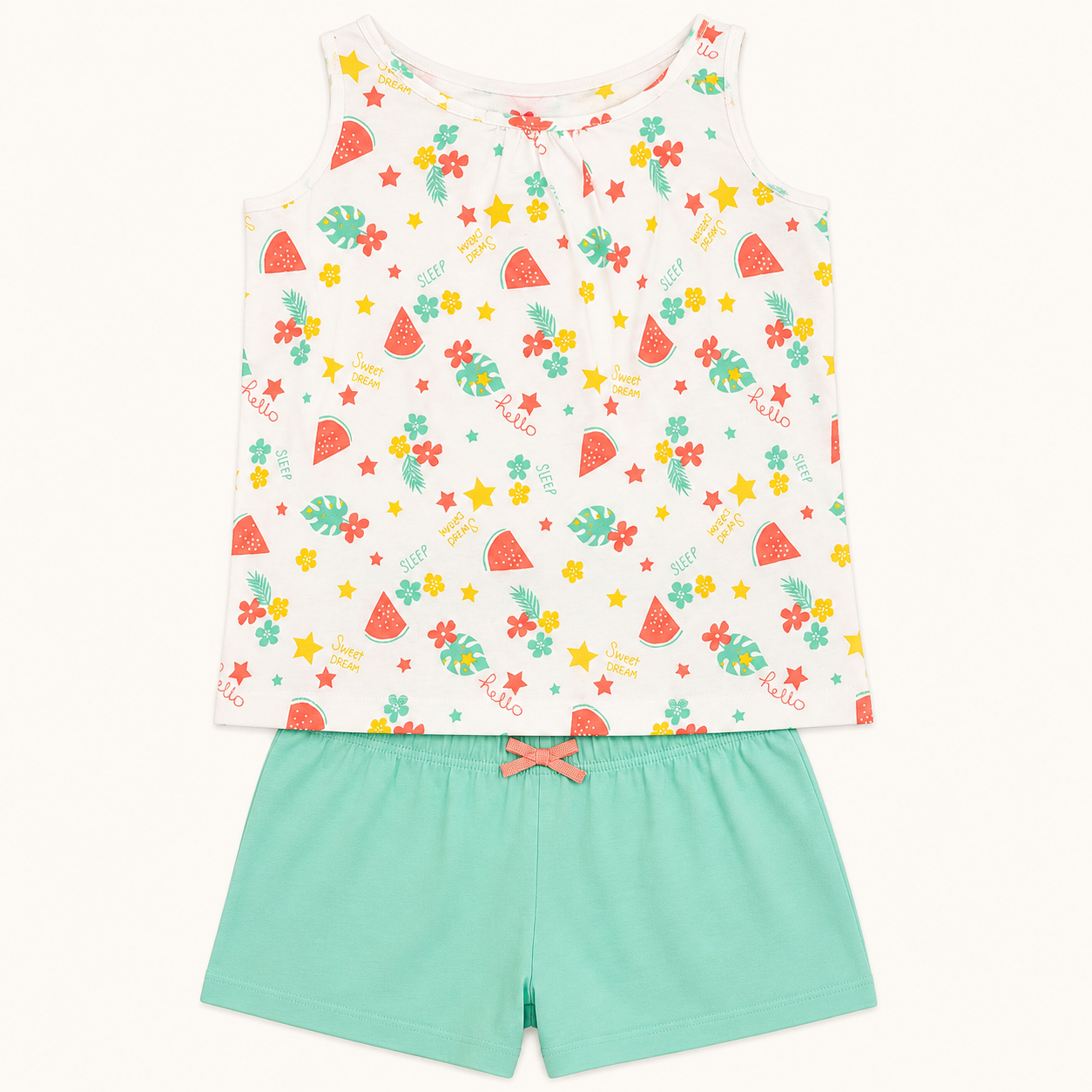 Lot de 3 Ensembles d’Été Fille