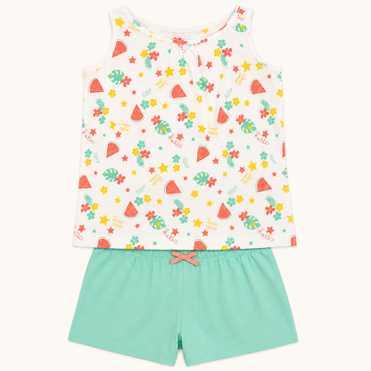 Lot de 3 Ensembles d’Été Fille