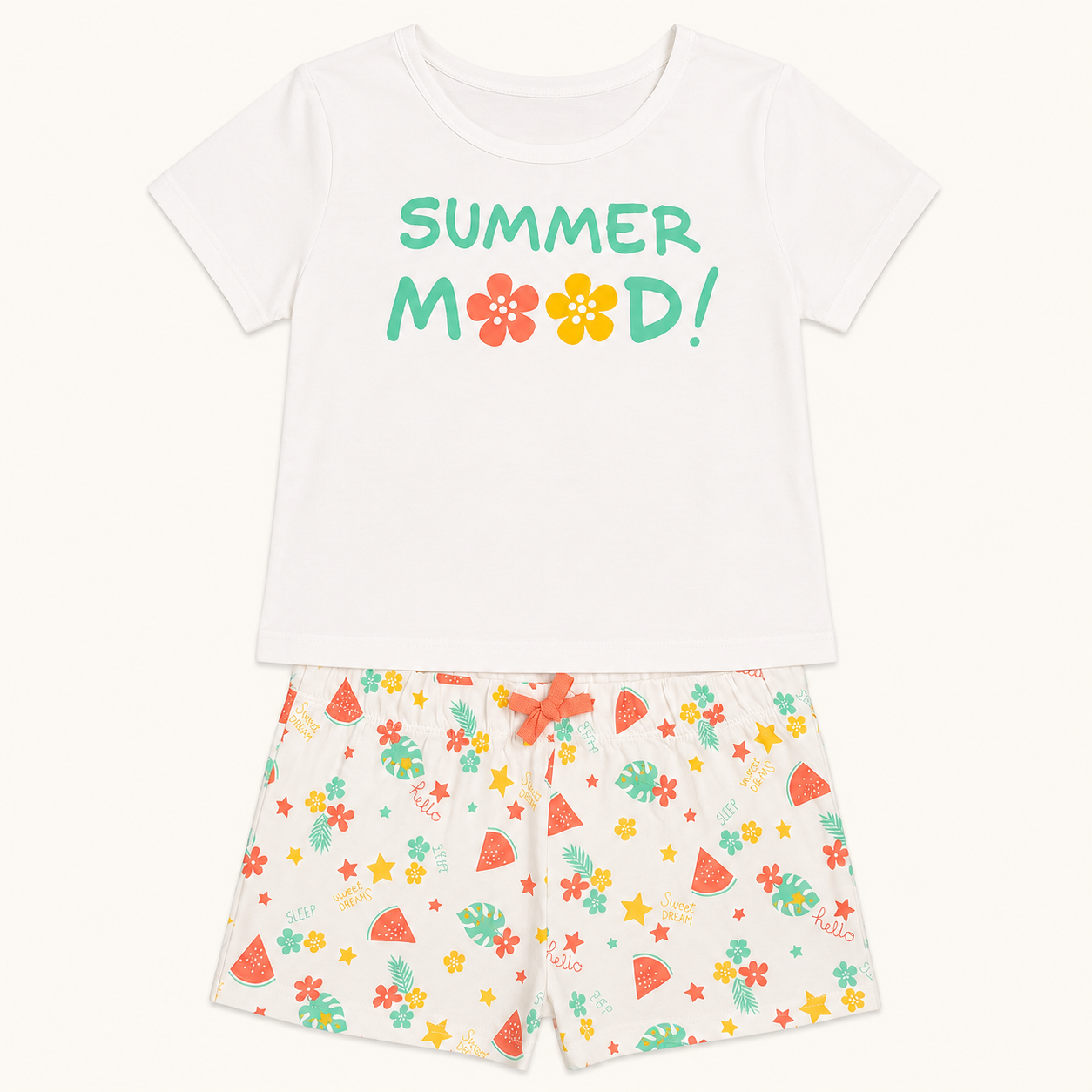 Lot de 3 Ensembles d’Été Fille