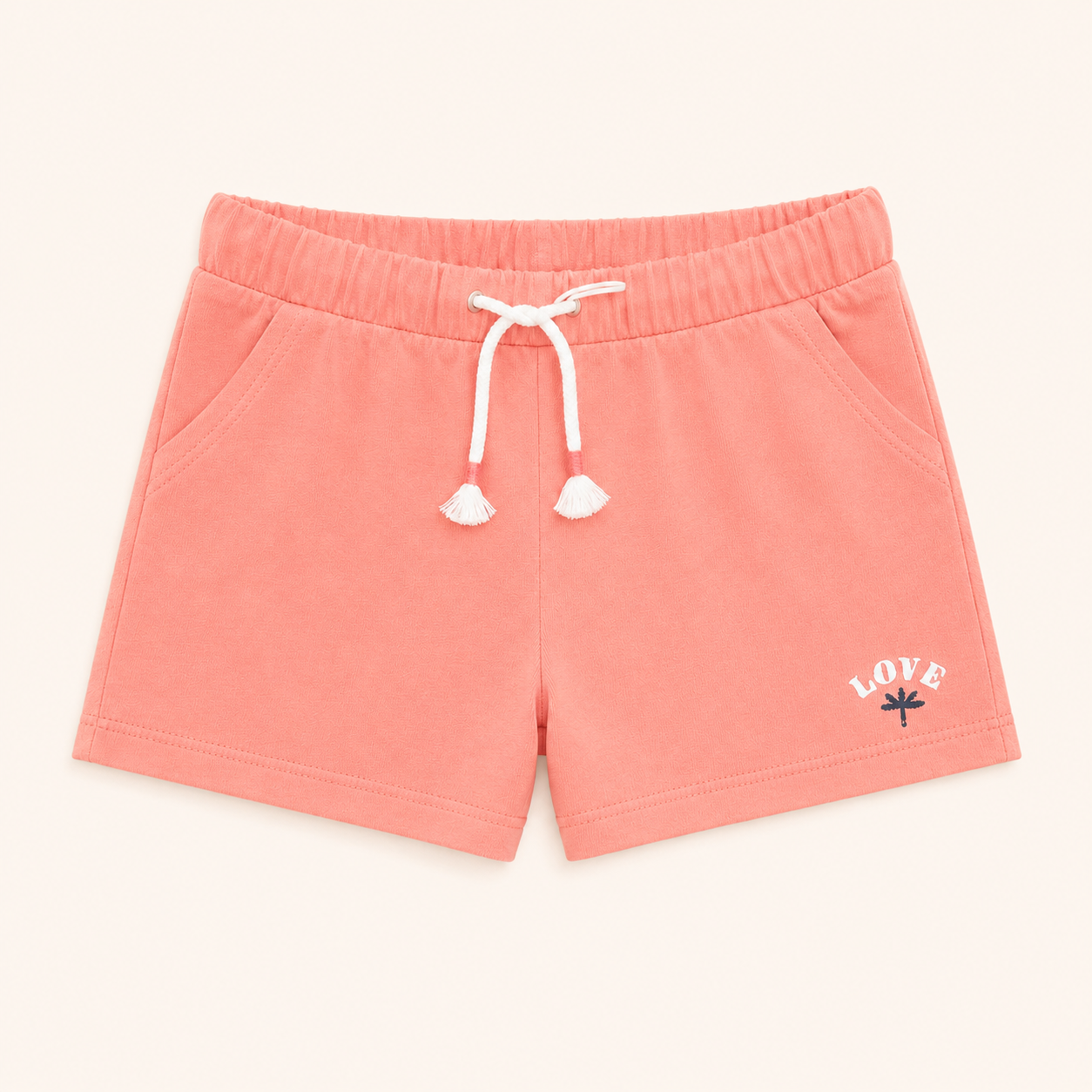 Short décontracté rose saumon pour fille - s.Oliver