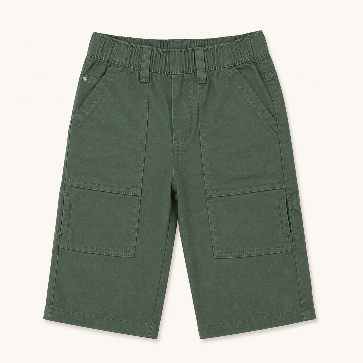 Bermuda de Style Cargo Vert Kaki pour Enfant – s.Oliver