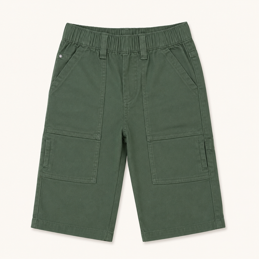 Bermuda de Style Cargo Vert Kaki pour Enfant – s.Oliver