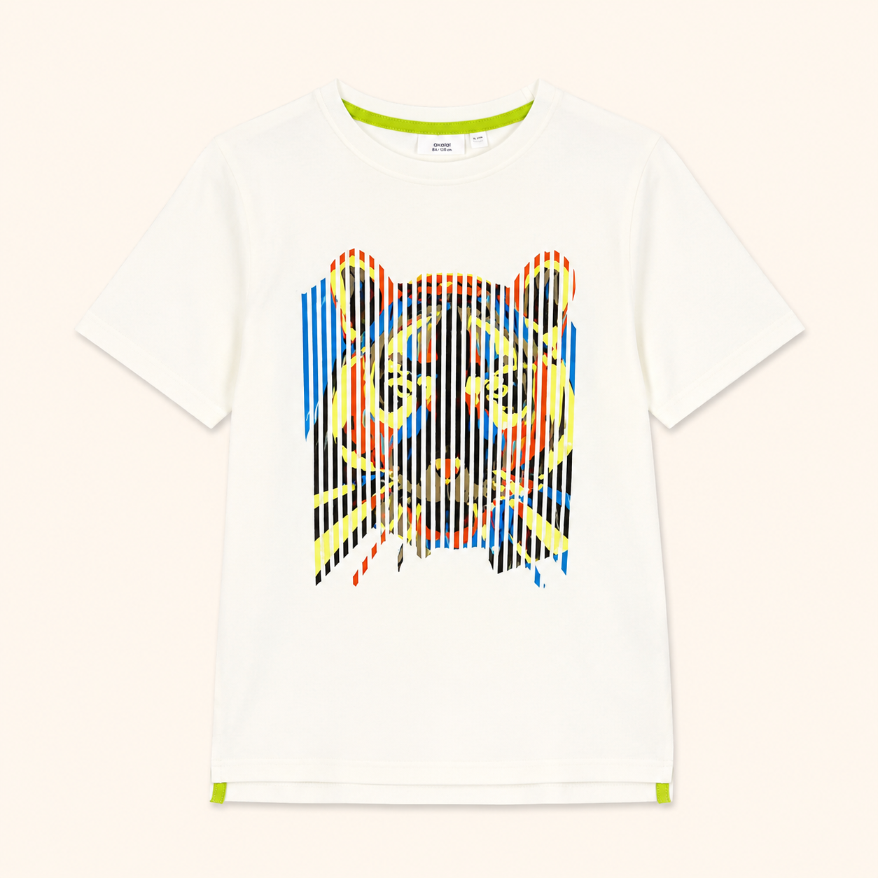 T-shirt Graphique Tigre à Rayures Enfant