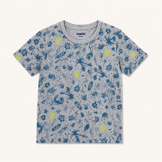 T-shirt Motif Surf & Tropiques