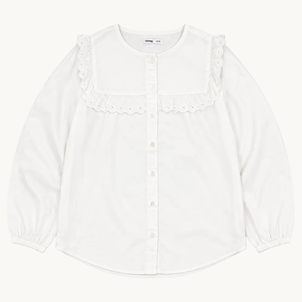 Haut Blanc Fille