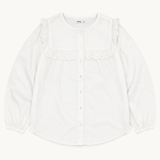 Haut Blanc Fille