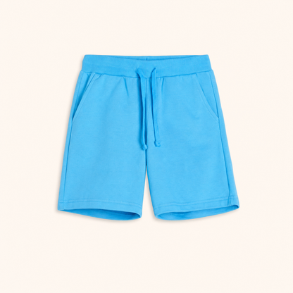 Lot de 2 Shorts en Molleton Enfant – Bleu Turquoise et Vert Pomme