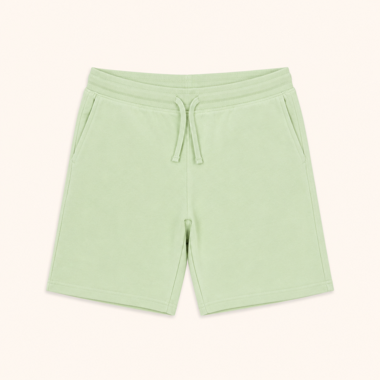 Short en Molleton Vert Menthe