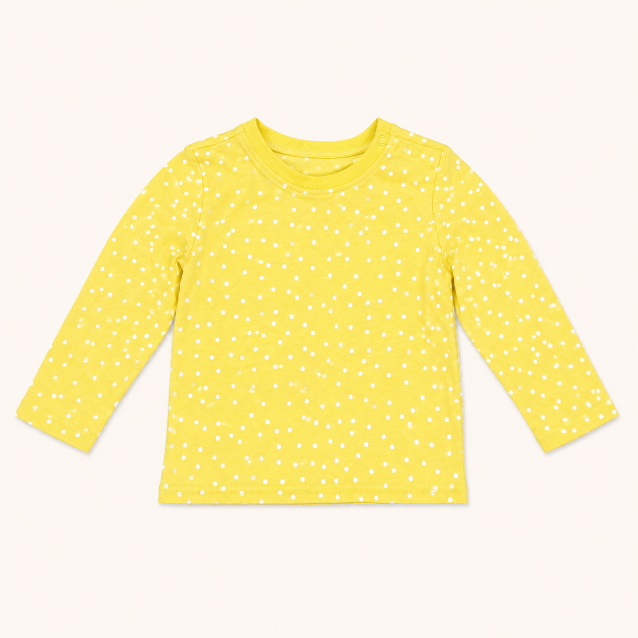 Ensemble 2 pièces bébé : T-shirt jaune à pois et Pantalon en jean – Lupilu