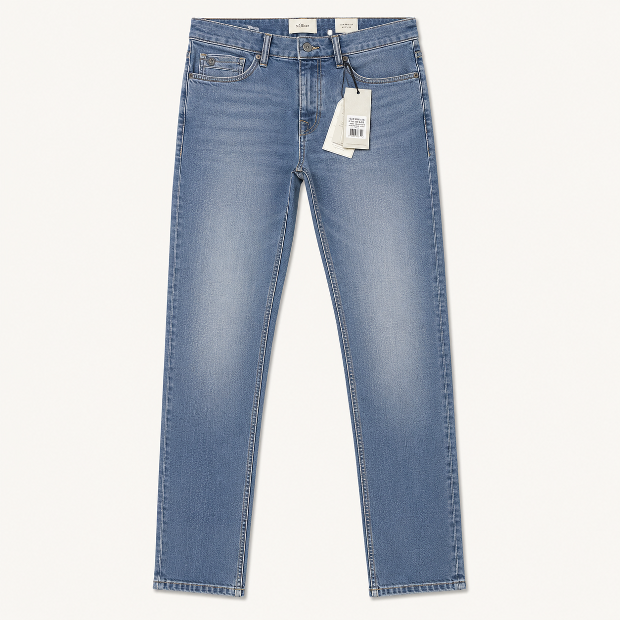 Jean Slim Bleu Moyen Délavé