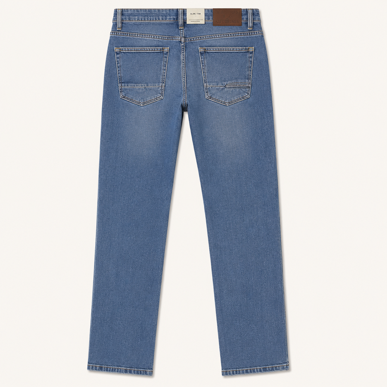 Jean Slim Bleu Moyen Délavé