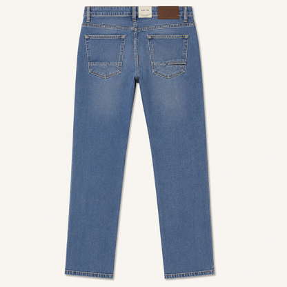Jean Slim Bleu Moyen Délavé