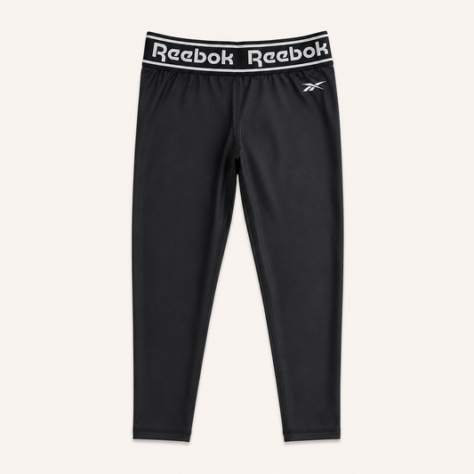 Legging Reebok Fille Noir et Blanc