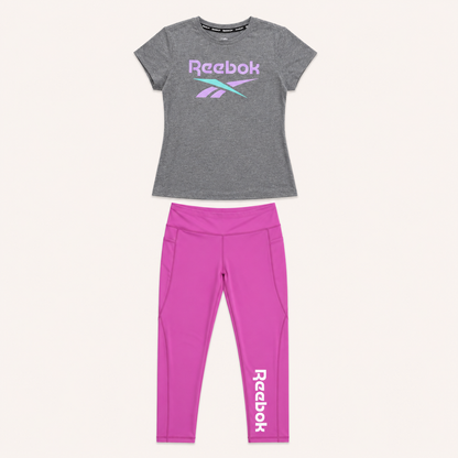Ensemble Reebok Fille Gris et Violet