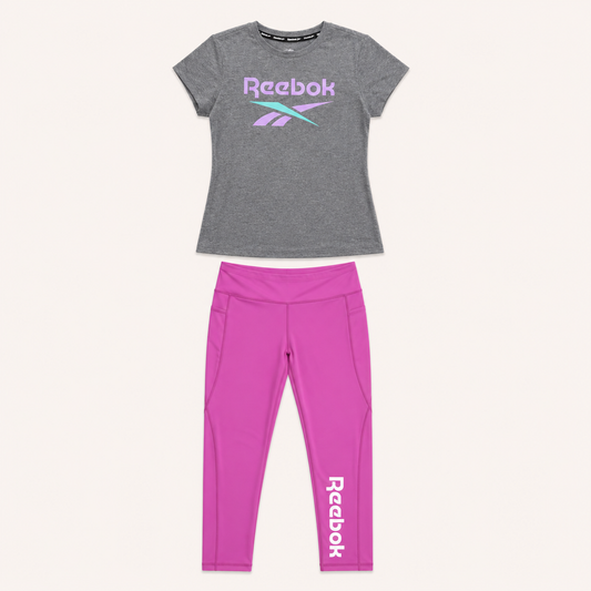 Ensemble Reebok Fille Gris et Violet