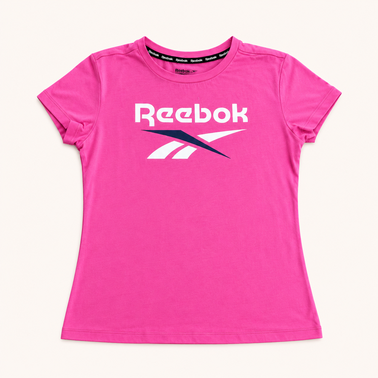 Ensemble Reebok Fille Rose et Noir Marbré