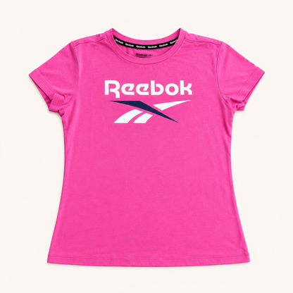 Ensemble Reebok Fille Rose et Noir Marbré
