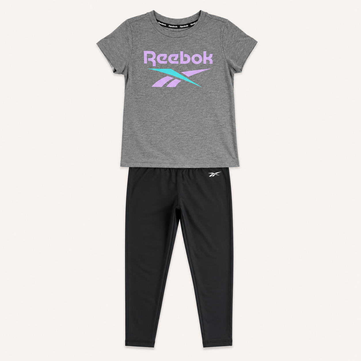 Ensemble Reebok Fille Gris et Noir