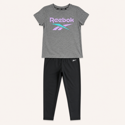 Ensemble Reebok Fille Gris et Noir