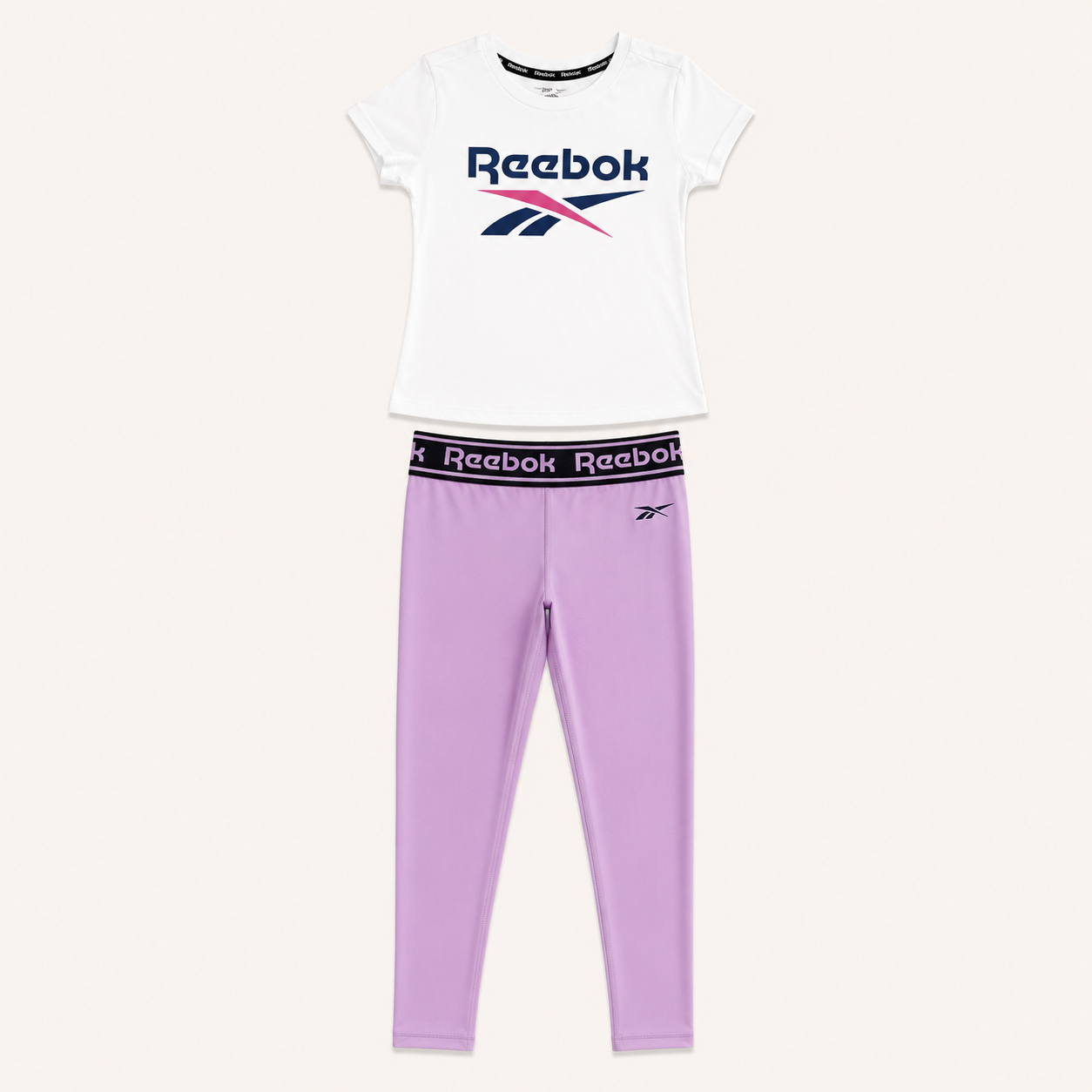 Ensemble Reebok Fille Blanc et Violet