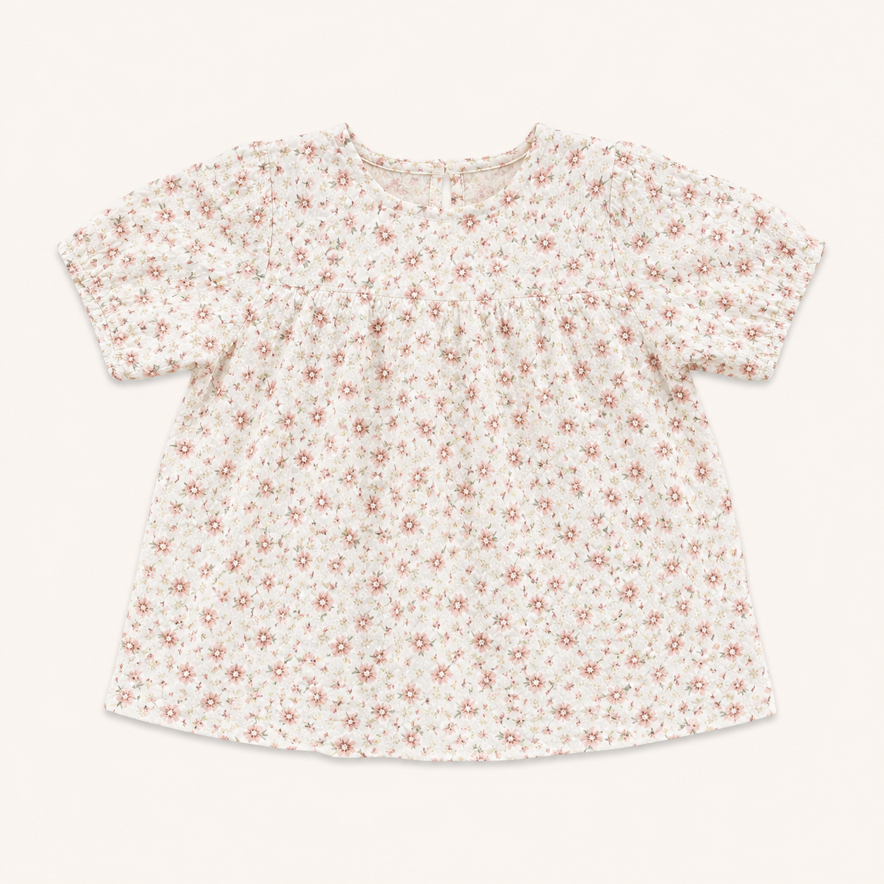 Blouse Fleurie Losan Enfant Écru