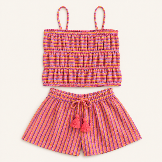 Ensemble haut languette + short
