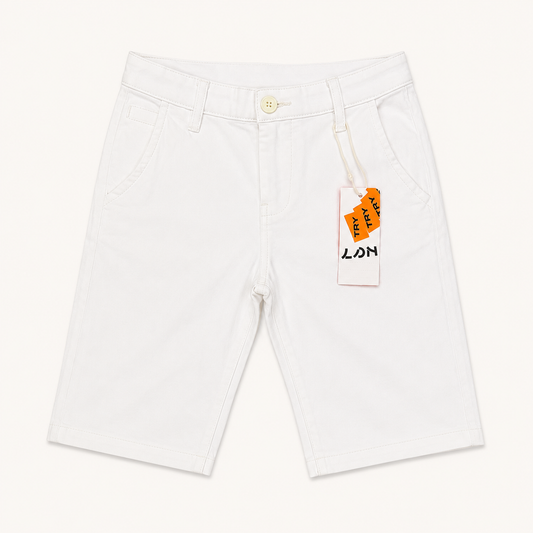 Bermuda Chino Blanc en Coton – Losan