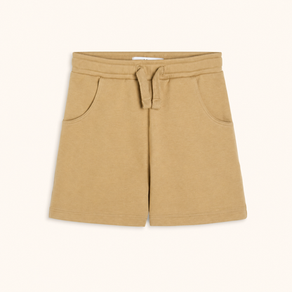 Lot de 2 Shorts en Molleton Bébé Enfant – Beige Kaki et Imprimé Crocodiles
