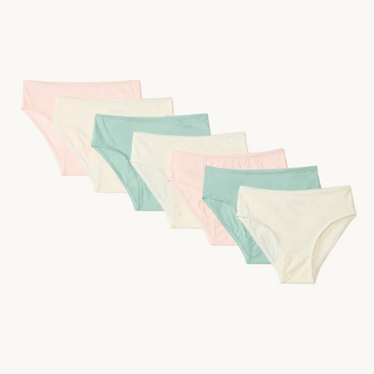 Lot de 7 culottes unies pour fille