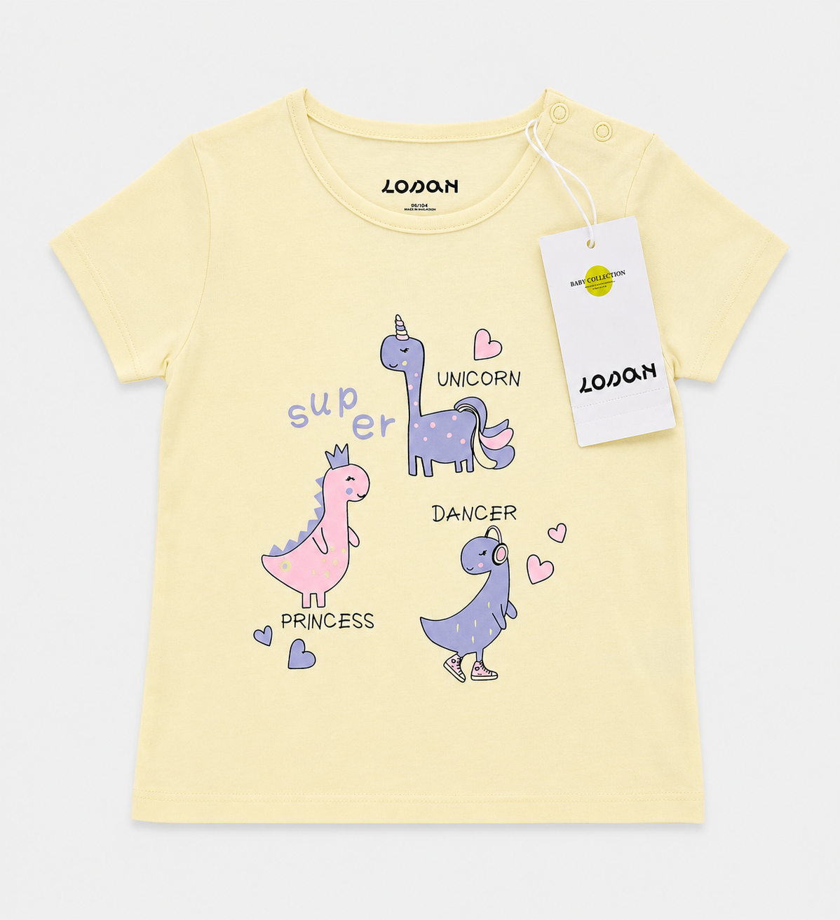 T-shirt imprimé jaune
