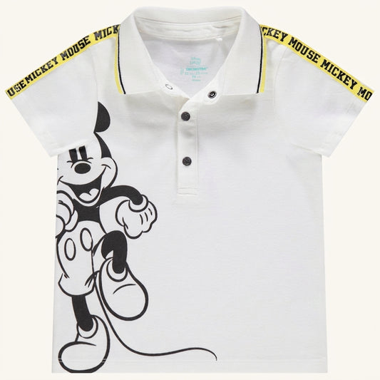Polo manches courtes print Mickey Disney