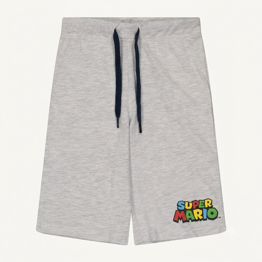 Short en Molleton Gris Chine Super Mario – Nintendo