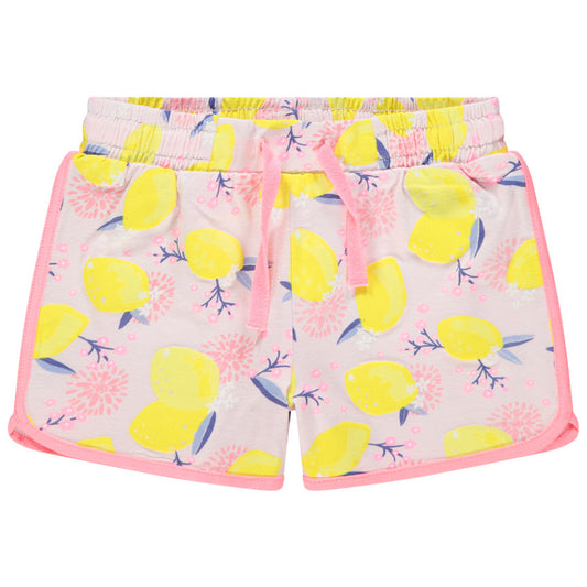 Short en jersey pour fille imprimé à taille élastiquée