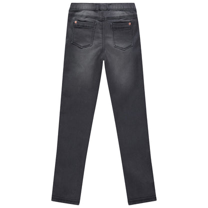 Jegging en denim stretch gris foncé délavé – Orchestra