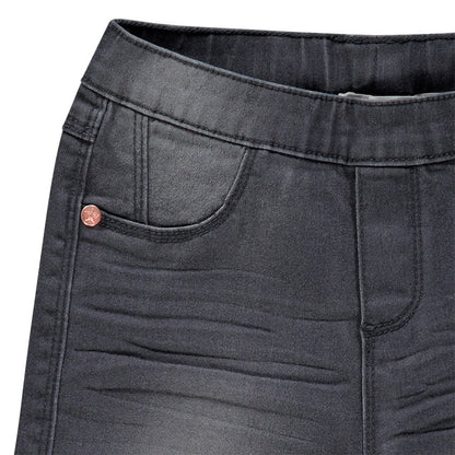 Jegging en denim stretch gris foncé délavé – Orchestra