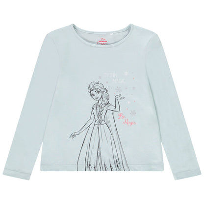 T-shirt manches longues print La Reine des Neige Disney pour fille