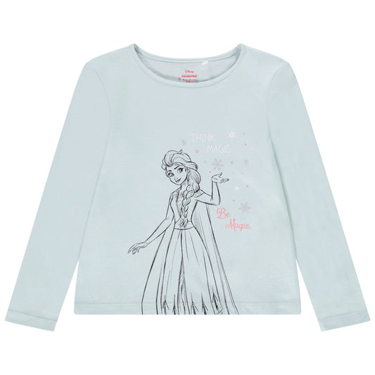 T-shirt manches longues print La Reine des Neige Disney pour fille