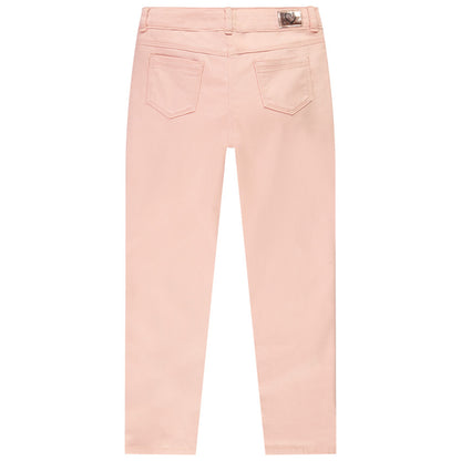 Pantalon slim rose poudré à revers – Orchestra