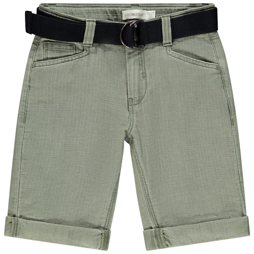 Bermuda à ceinture amovible pour enfant garçon