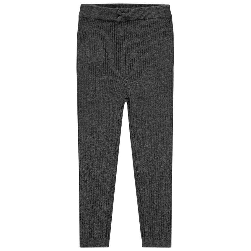 Legging en maille côtelée pour bébé fille