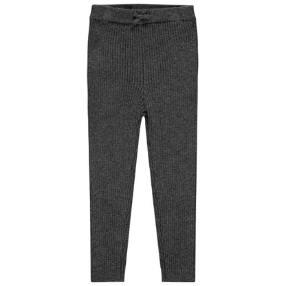 Legging en maille côtelée pour bébé fille