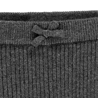 Legging en maille côtelée pour bébé fille