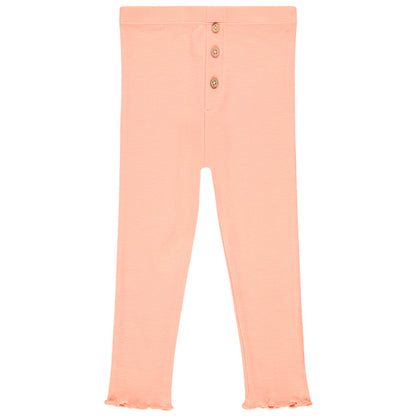 Legging en maille côtelée pour bébé fille