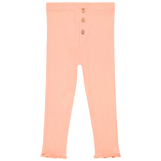 Legging en maille côtelée pour bébé fille