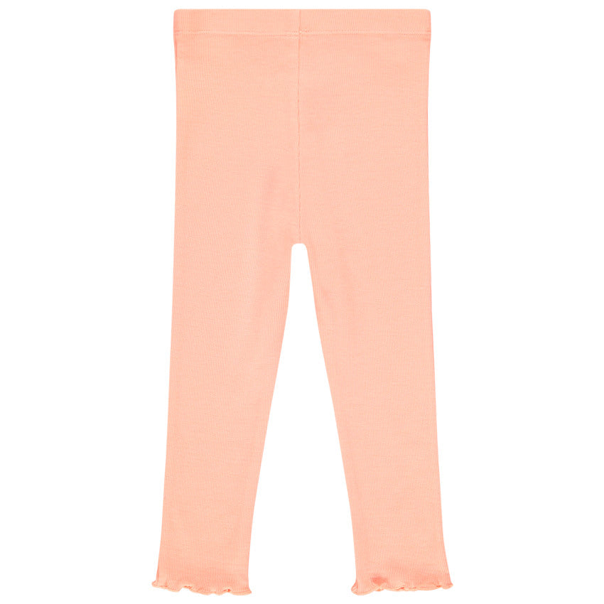 Legging en maille côtelée pour bébé fille