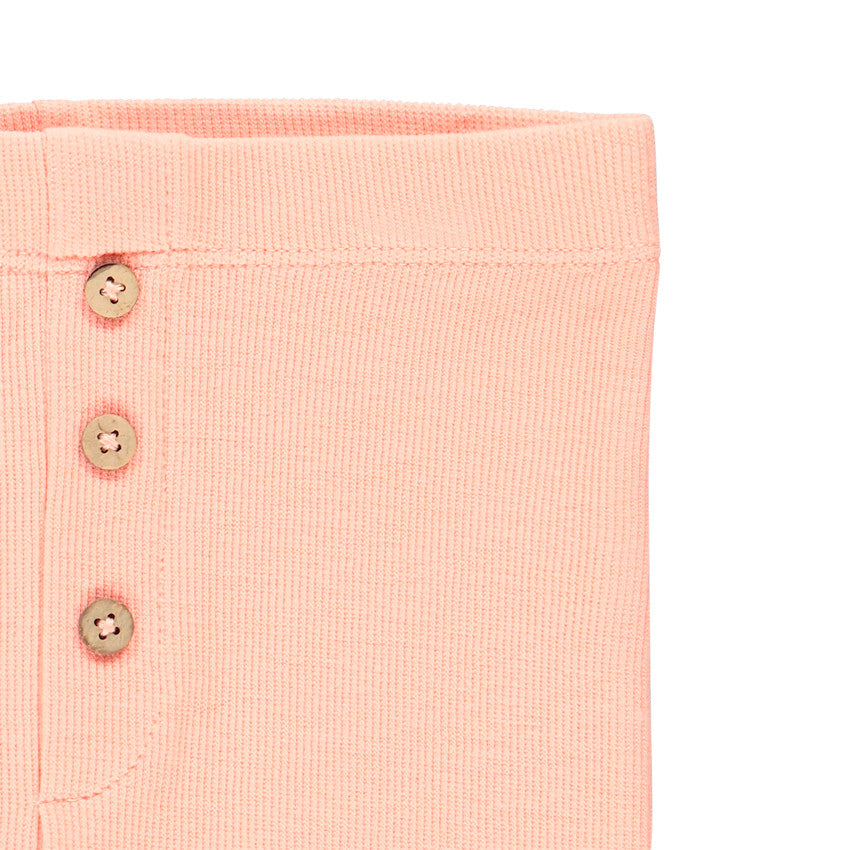 Legging en maille côtelée pour bébé fille