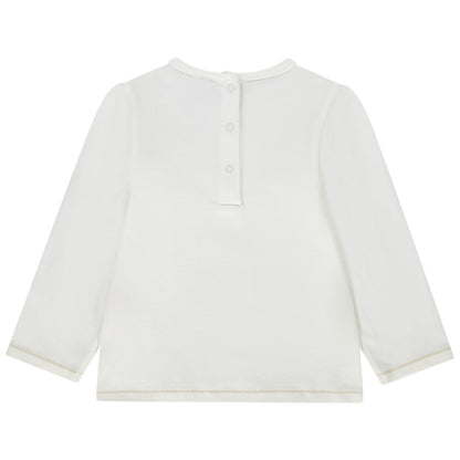 T-shirt manches longues en jersey fantaisies pour bébé fille