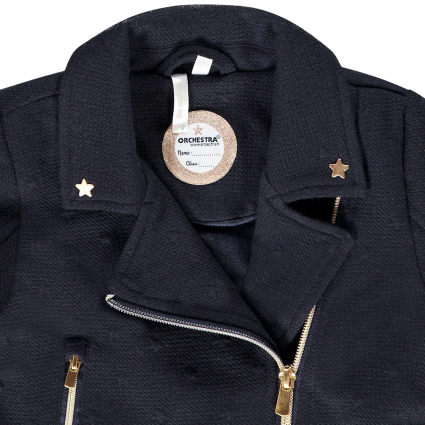Perfecto en jersey contrecollé avec étoiles fantaisie