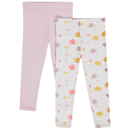 Lot de 2 leggings longs en jersey fille – Orchestra