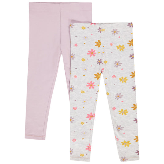 Lot de 2 leggings longs en jersey fille – Orchestra